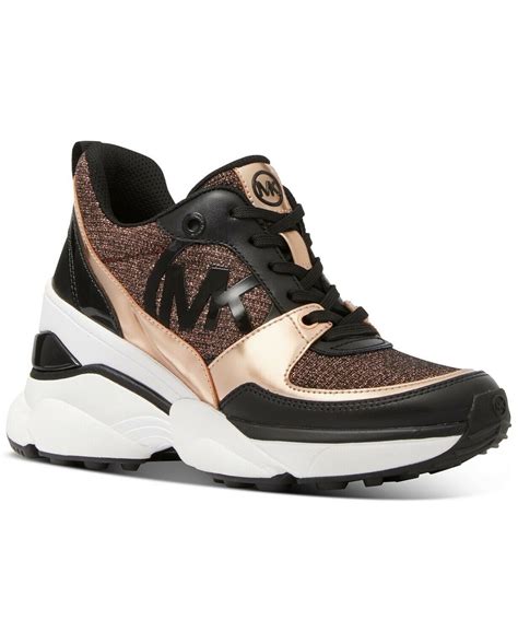 chaussure brown michael kors|michael kors rose gold sneakers.